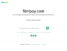 Tablet Screenshot of filmboy.com